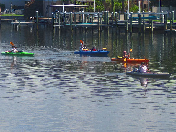 kayaking tour from Fisherman's Cove