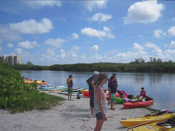 kayaking from Fisherman's Cove